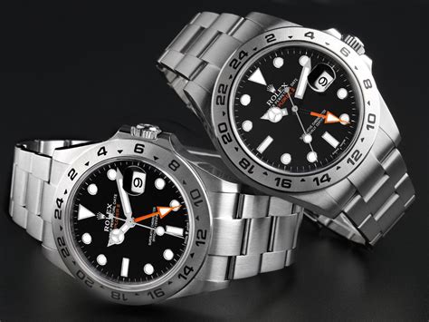 rolex explorer ii 216570 vs 226570|Rolex Explorer II size chart.